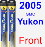 Front Wiper Blade Pack for 2005 GMC Yukon - Hybrid