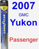 Passenger Wiper Blade for 2007 GMC Yukon - Hybrid