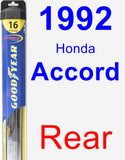 Rear Wiper Blade for 1992 Honda Accord - Hybrid