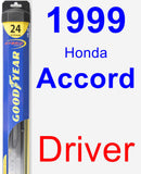 Driver Wiper Blade for 1999 Honda Accord - Hybrid