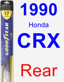 Rear Wiper Blade for 1990 Honda CRX - Hybrid