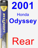 Rear Wiper Blade for 2001 Honda Odyssey - Hybrid