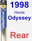 Rear Wiper Blade for 1998 Honda Odyssey - Hybrid