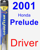 Driver Wiper Blade for 2001 Honda Prelude - Hybrid