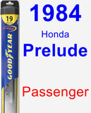 Passenger Wiper Blade for 1984 Honda Prelude - Hybrid