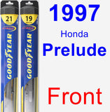 Front Wiper Blade Pack for 1997 Honda Prelude - Hybrid