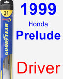 Driver Wiper Blade for 1999 Honda Prelude - Hybrid