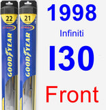 Front Wiper Blade Pack for 1998 Infiniti I30 - Hybrid