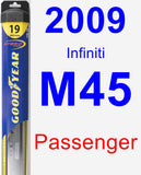 Passenger Wiper Blade for 2009 Infiniti M45 - Hybrid