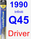 Driver Wiper Blade for 1990 Infiniti Q45 - Hybrid