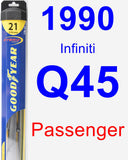 Passenger Wiper Blade for 1990 Infiniti Q45 - Hybrid