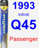 Passenger Wiper Blade for 1993 Infiniti Q45 - Hybrid