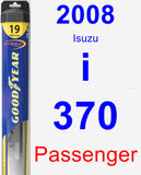 Passenger Wiper Blade for 2008 Isuzu i-370 - Hybrid