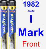 Front Wiper Blade Pack for 1982 Isuzu I-Mark - Hybrid