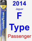 Passenger Wiper Blade for 2014 Jaguar F-Type - Hybrid