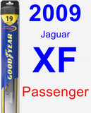 Passenger Wiper Blade for 2009 Jaguar XF - Hybrid