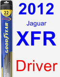 Driver Wiper Blade for 2012 Jaguar XFR - Hybrid