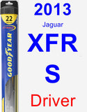 Driver Wiper Blade for 2013 Jaguar XFR-S - Hybrid