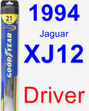 Driver Wiper Blade for 1994 Jaguar XJ12 - Hybrid