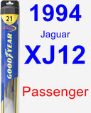 Passenger Wiper Blade for 1994 Jaguar XJ12 - Hybrid