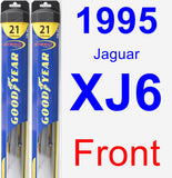 Front Wiper Blade Pack for 1995 Jaguar XJ6 - Hybrid