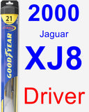 Driver Wiper Blade for 2000 Jaguar XJ8 - Hybrid