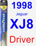 Driver Wiper Blade for 1998 Jaguar XJ8 - Hybrid