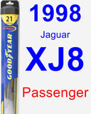 Passenger Wiper Blade for 1998 Jaguar XJ8 - Hybrid