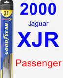 Passenger Wiper Blade for 2000 Jaguar XJR - Hybrid