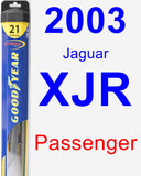 Passenger Wiper Blade for 2003 Jaguar XJR - Hybrid