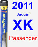 Passenger Wiper Blade for 2011 Jaguar XK - Hybrid