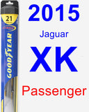 Passenger Wiper Blade for 2015 Jaguar XK - Hybrid