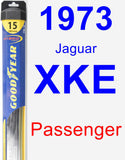 Passenger Wiper Blade for 1973 Jaguar XKE - Hybrid