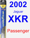 Passenger Wiper Blade for 2002 Jaguar XKR - Hybrid