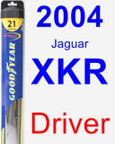 Driver Wiper Blade for 2004 Jaguar XKR - Hybrid