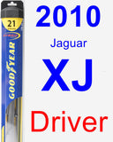 Driver Wiper Blade for 2010 Jaguar XJ - Hybrid