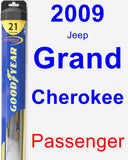 Passenger Wiper Blade for 2009 Jeep Grand Cherokee - Hybrid