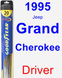 Driver Wiper Blade for 1995 Jeep Grand Cherokee - Hybrid