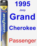 Passenger Wiper Blade for 1995 Jeep Grand Cherokee - Hybrid