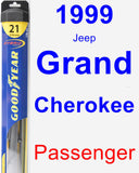 Passenger Wiper Blade for 1999 Jeep Grand Cherokee - Hybrid