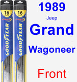 Front Wiper Blade Pack for 1989 Jeep Grand Wagoneer - Hybrid