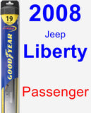 Passenger Wiper Blade for 2008 Jeep Liberty - Hybrid