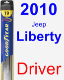 Driver Wiper Blade for 2010 Jeep Liberty - Hybrid