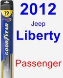 Passenger Wiper Blade for 2012 Jeep Liberty - Hybrid
