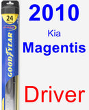 Driver Wiper Blade for 2010 Kia Magentis - Hybrid