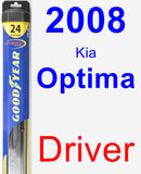 Driver Wiper Blade for 2008 Kia Optima - Hybrid