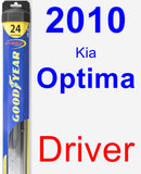 Driver Wiper Blade for 2010 Kia Optima - Hybrid