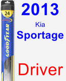 Driver Wiper Blade for 2013 Kia Sportage - Hybrid