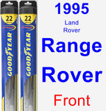 Front Wiper Blade Pack for 1995 Land Rover Range Rover - Hybrid