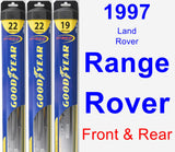 Front & Rear Wiper Blade Pack for 1997 Land Rover Range Rover - Hybrid